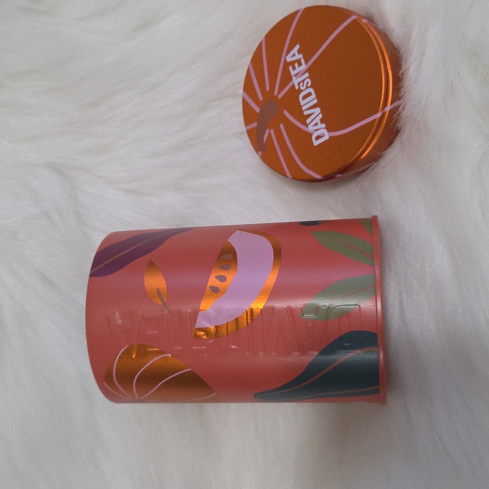 2 For $20 NEW! DAVIDsTEA Fall Pumpkin Perfect Tin *Retired* Davids Tea